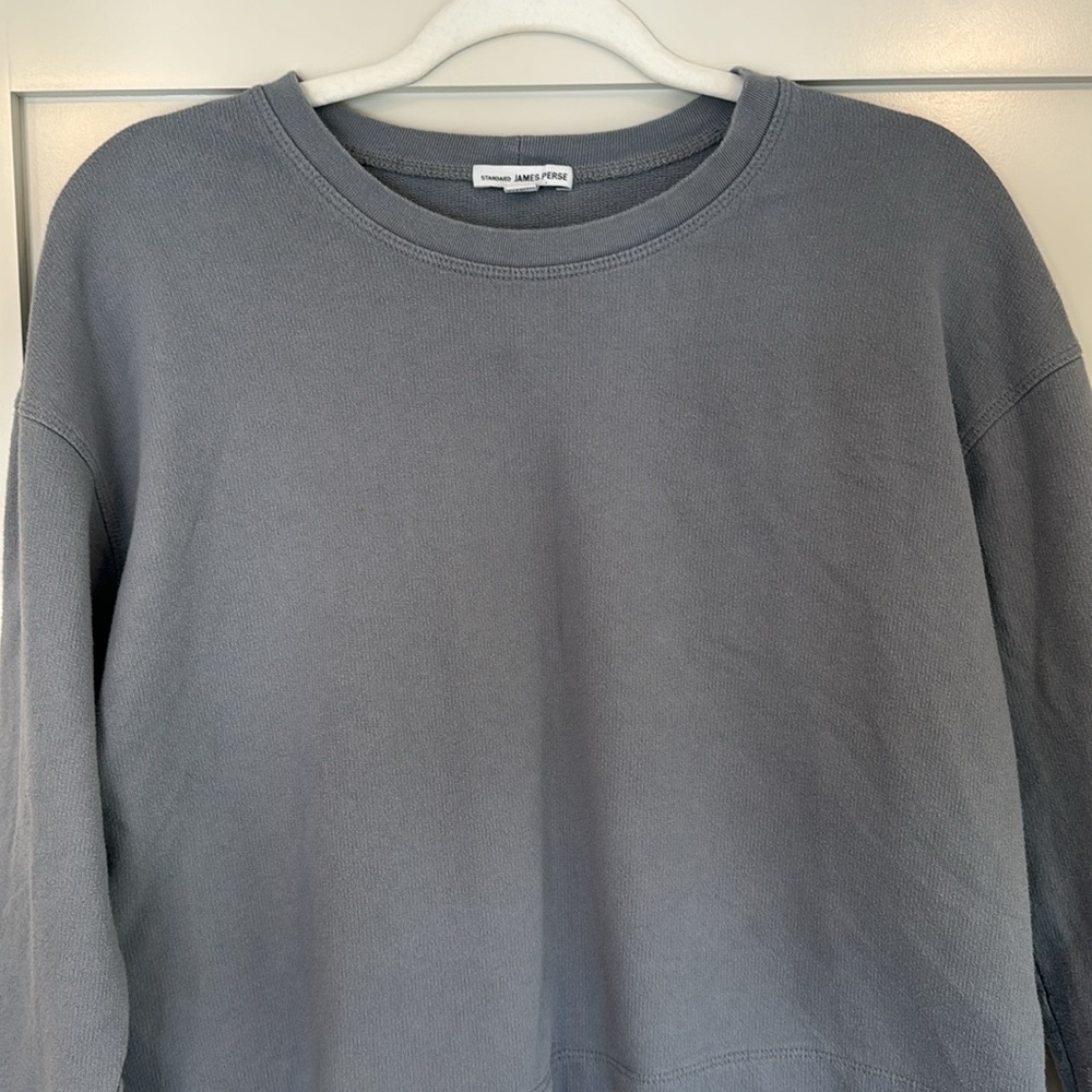 James Perse Pullover- Blue/Grey - image 2